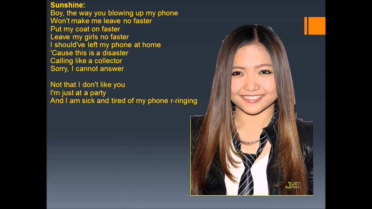 Telephone Glee Lyrics