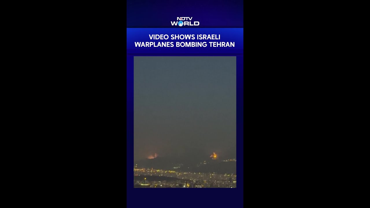 Israeli Warplanes Bomb Tehran As War In The Region Escalates