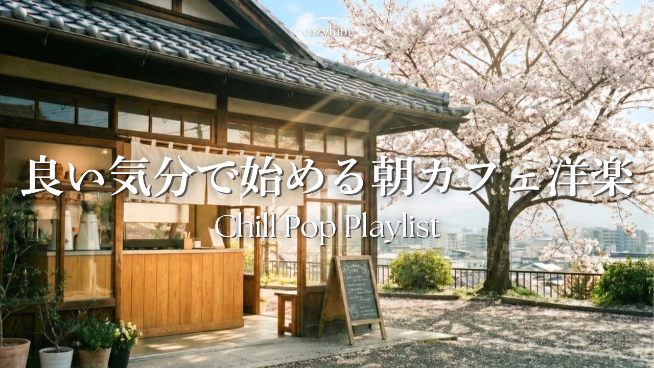 【朝カフェ洋楽】良い気分で始める朝に🌸穏やかに流れる心地よいメロディー｜作業用BGM｜Chill & Relax｜Playlist｜リラックス