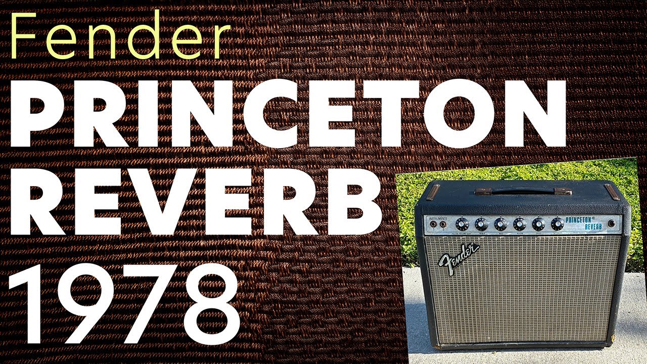 Original 1978 Fender Princeton Reverb - Owned By Reggae Guitarist