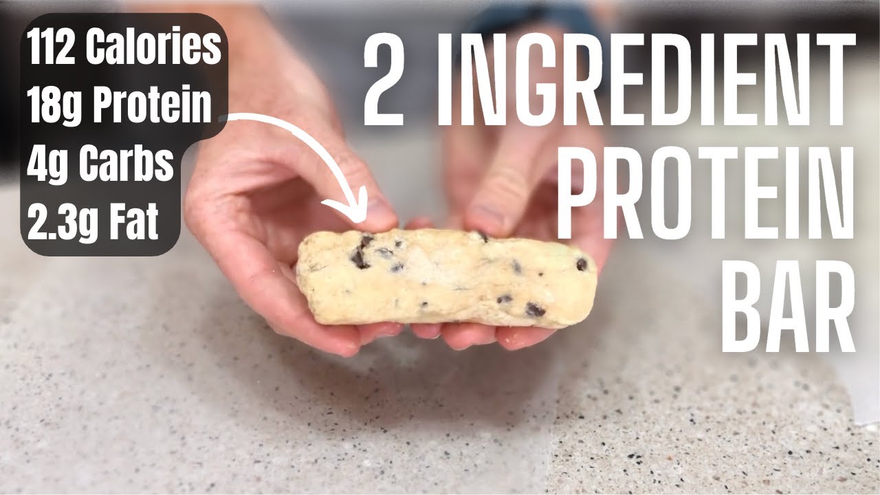 EASY 2-INGREDIENT PROTEIN BARS for WEIGHT LOSS: Low Calorie!