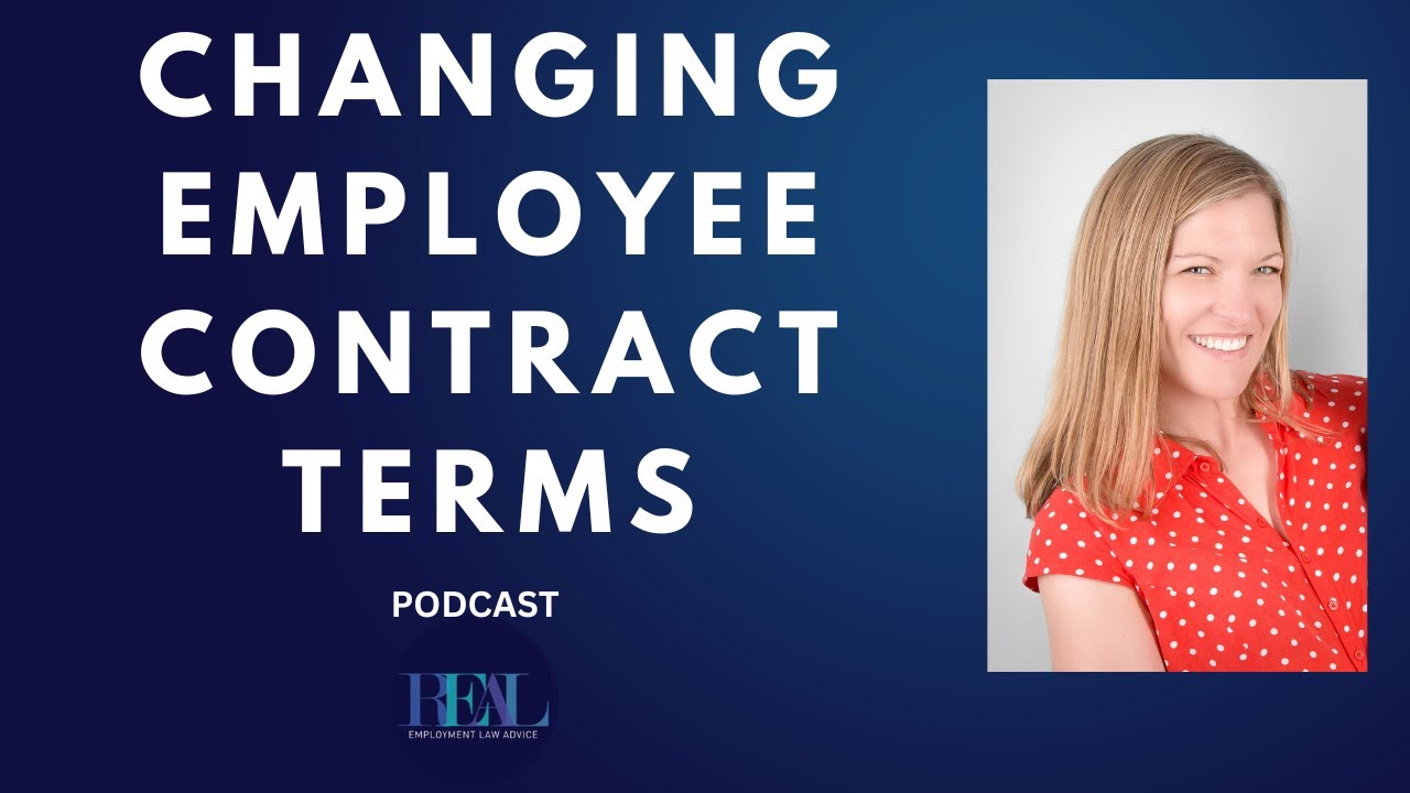 Changing employee contract terms