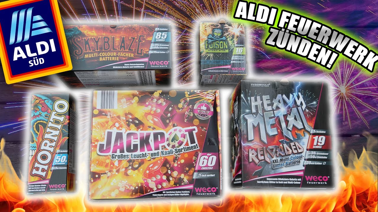 ALDI FEUERWERK Z&Uuml;NDEN!🤩🔥