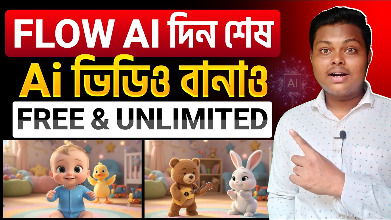 Google Flow AI এর দিন শেষ ❌ Free Ai Video Generator | How To Make Ai Long Video Free & Unlimited
