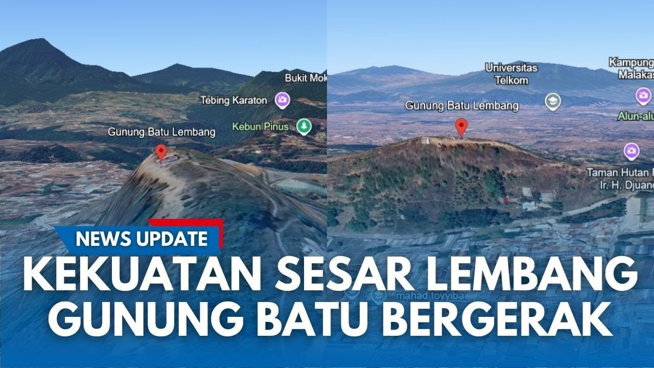 KM 16 SESAR LEMBANG BUKTI NYATA Dampak Gempa Patahan Lembang, Tiap Gempa Gunung Bergerak