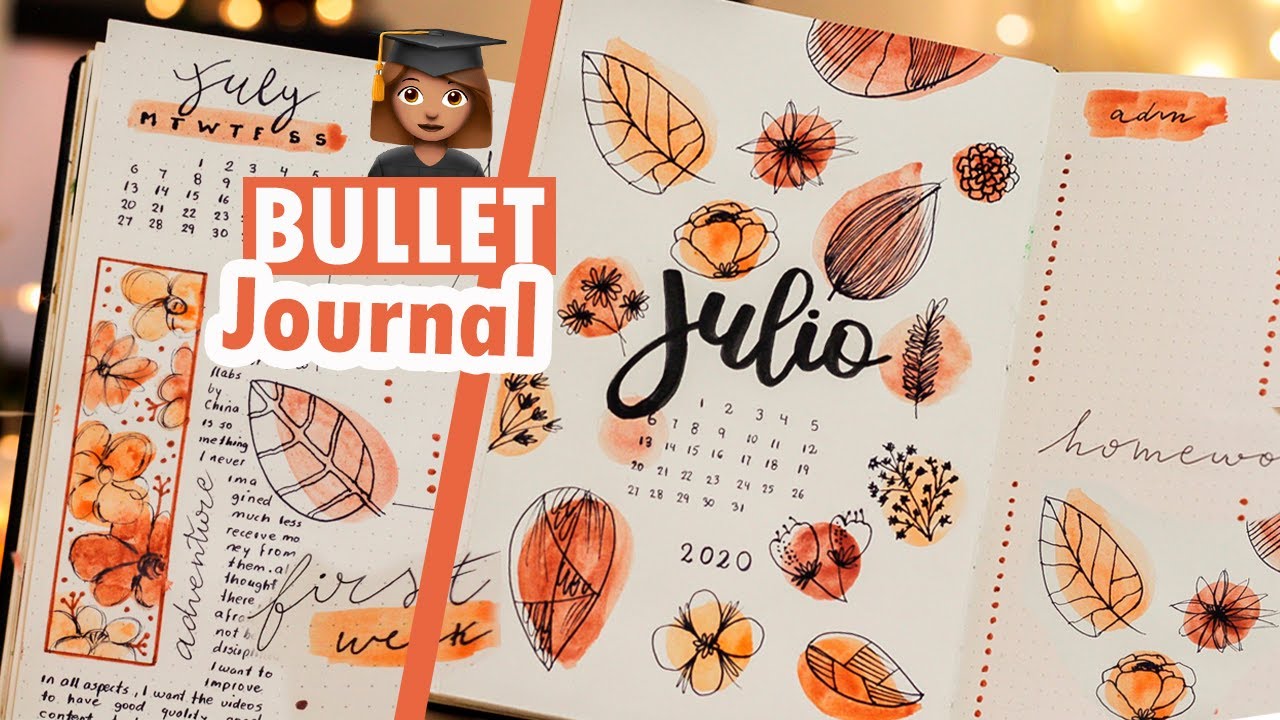 PLANEA CONMIGO JULIO 2020 - BULLET JOURNAL PARA ESTUDIANTES - PLAN WITH WE JULY