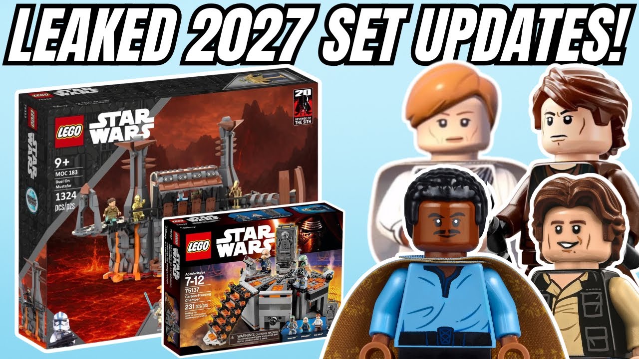 ЭТО ПРОСТО КЛАСС! УТЕЧКА НОВЫХ НАБОРОВ LEGO Star Wars 2027!.. (Облачный город, Y-wing и МНОГОЕ ДР...