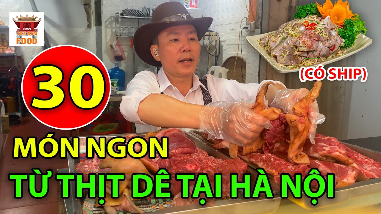 Thịt dê Huy Bạc | Cận cảnh chế biến dê đủ món tại Hà Nội | Viet Nam Food