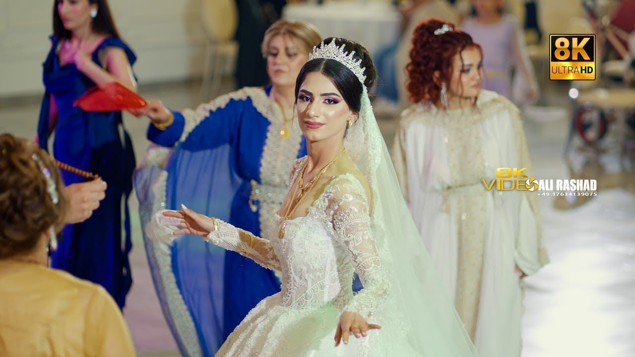 حفل زفاف عثمان و روسيل | الفنان اعراس اكراد عفرين في المانيا - علي قاضي 