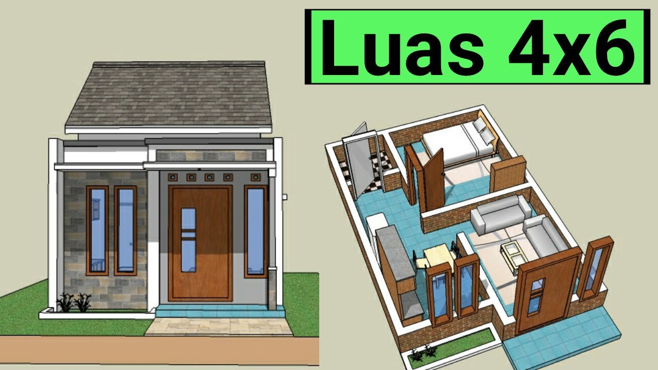 Rumah Ukuran 4x6 Minimalis