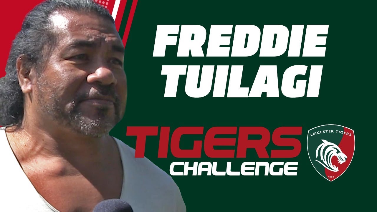 Freddie Tuilagi at the Tigers Challenge at Butlin's Minehead