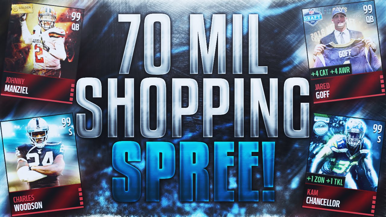 70 Million Coin Shopping Spree!? - Madden Mobile 16