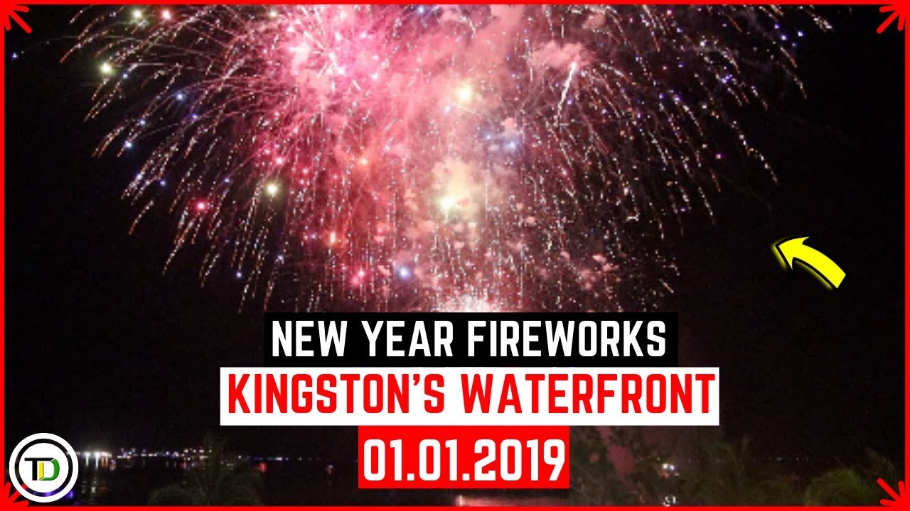 Fireworks on Kingston's Waterfront (January 1, 2019)