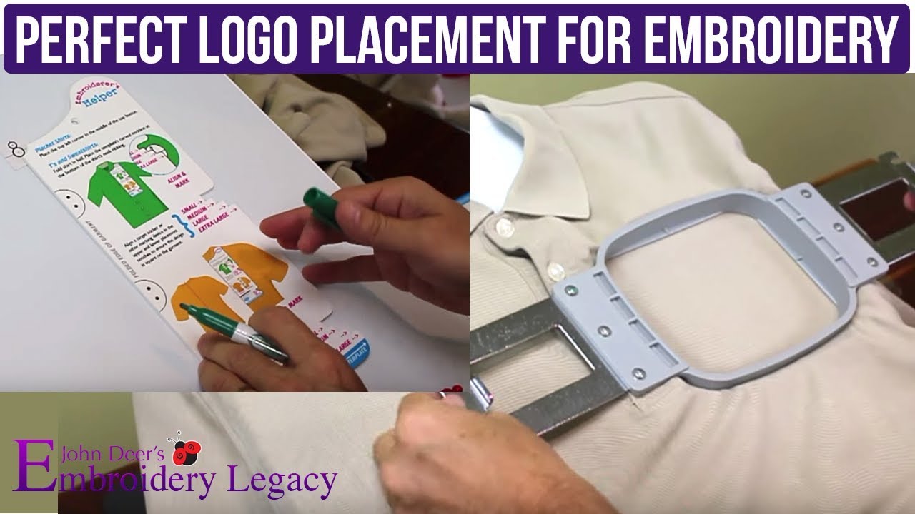 The Embroidery Helper - Perfect Logo Placement on Shirts