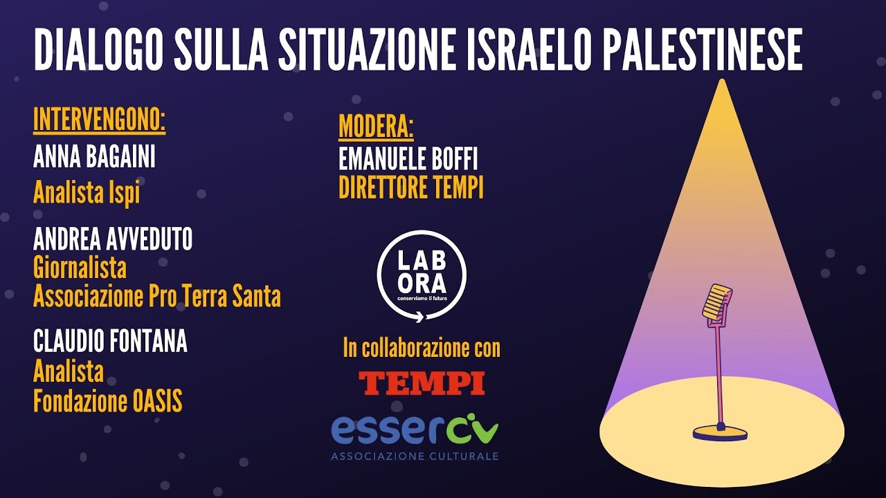 Video riassunto: dialogo sulla situazione israelo-palestinese