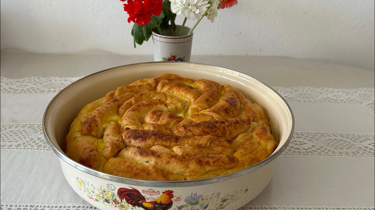 Пухкав ТУТМАНИК  - yöresel Bulgaristan Tutmanik tarifi - POGACA 