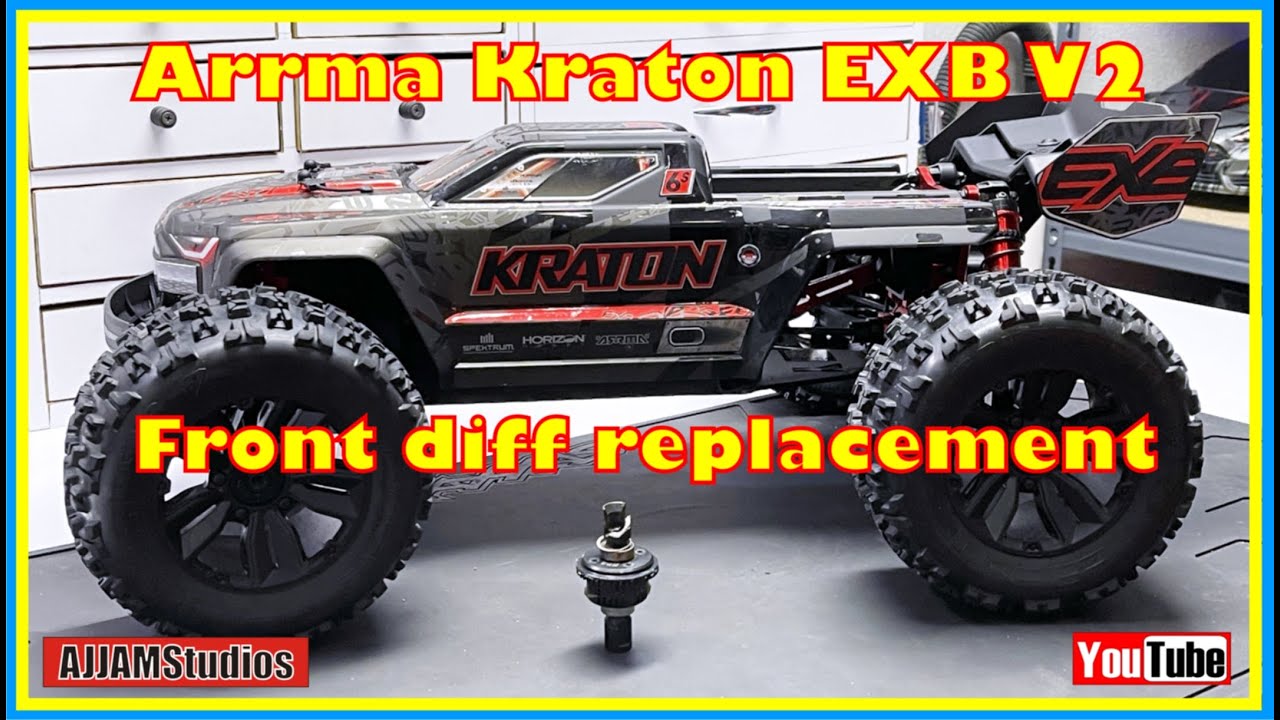 Замена переднего дифференциала Arrma Kraton EXB V2 6s