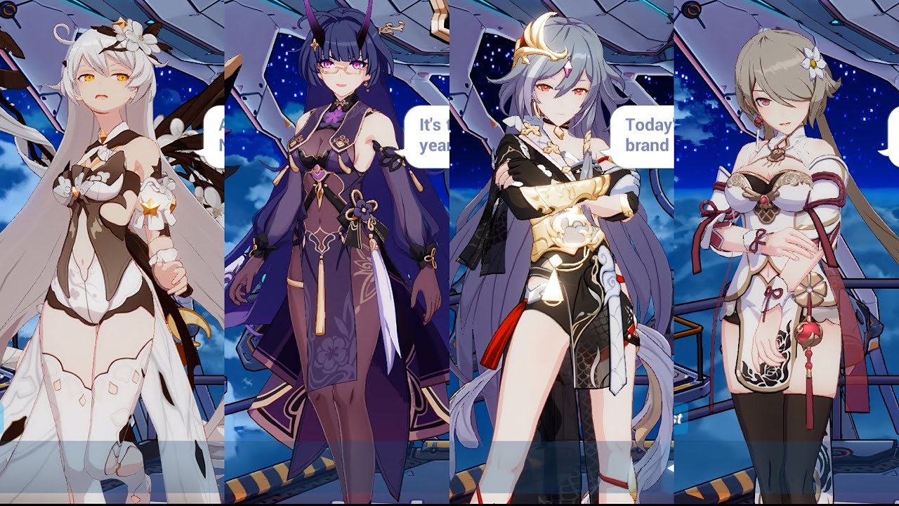Kiana Mei & other Valkyrie [New Year] Special Voice Lines (Bridge Duty) 2022 | Honkai Impact 3rd