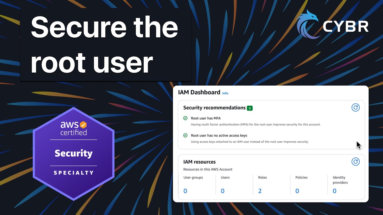 Secure the root user - AWS SCS-C03 (Lesson 4)