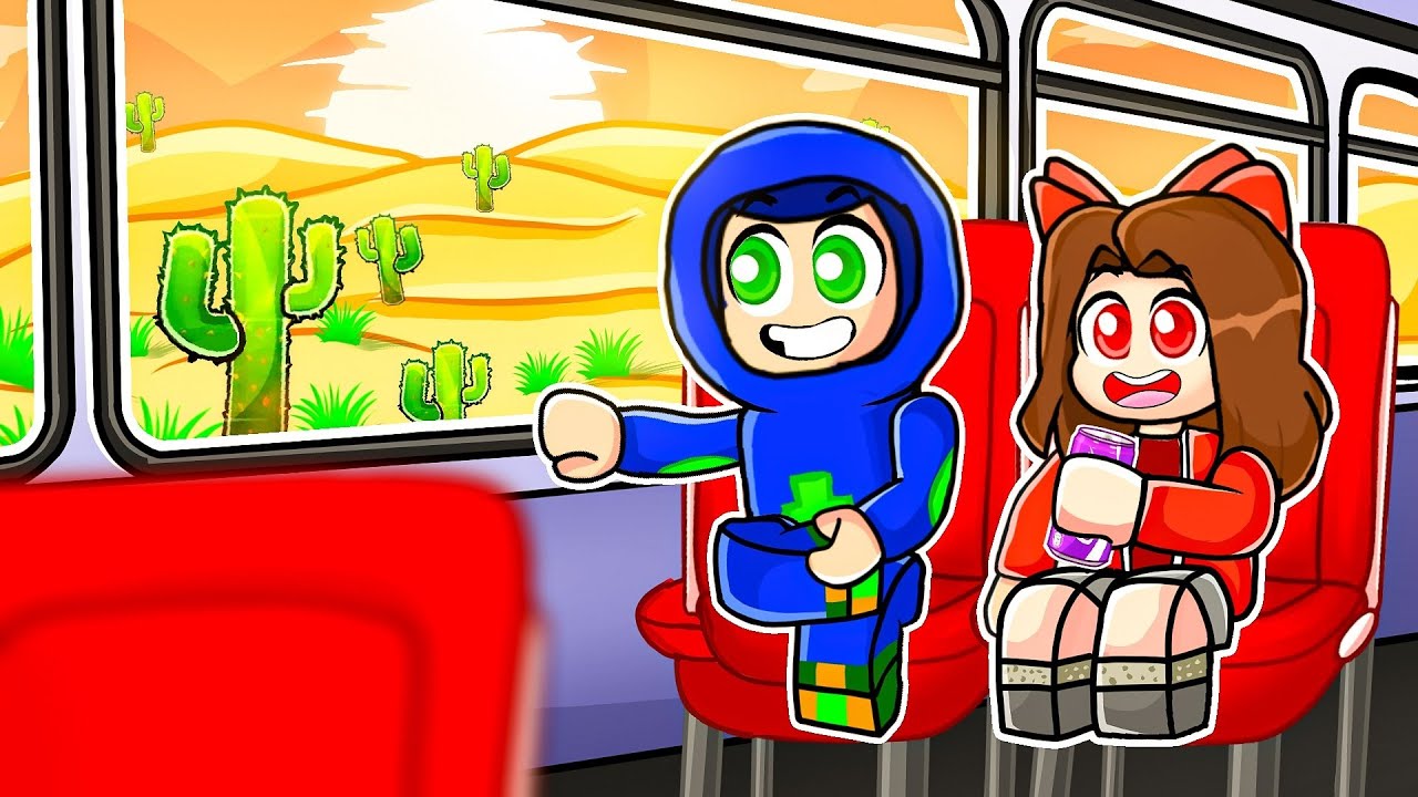 We Went On a DUSTY TRIP in BUS in Roblox!!