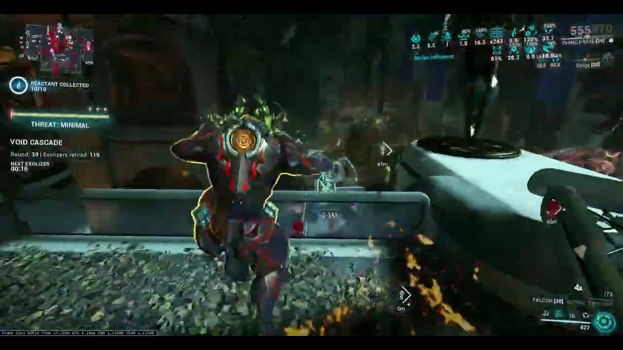 Rhino + Strun Incarnon solo cascade level cap