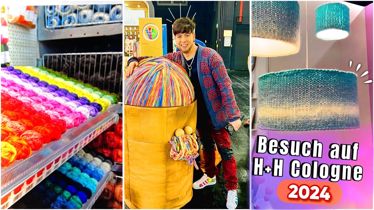 Ich war auf der größten🧶Handarbeitsmesse 🪡 H&H | Häkeln, Stricken, Nähen und vieles mehr 😮