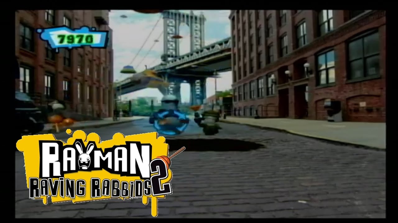 Rayman Raving Rabbids 2 - Shooting Games: Big City Fights