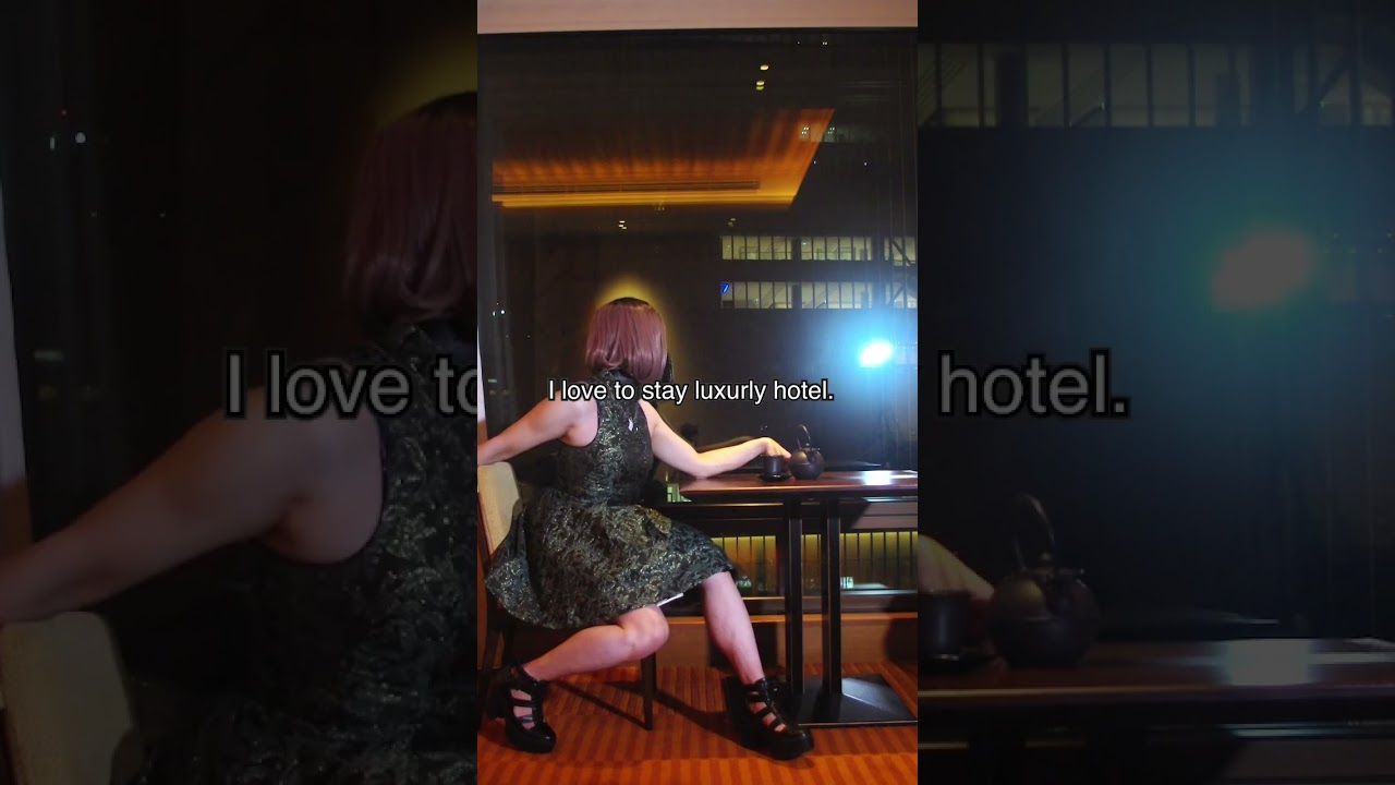 [Japanese Xdresser at Peninsula Hotel] Portrait of Haruka - HA321 [subtitled] #shorts