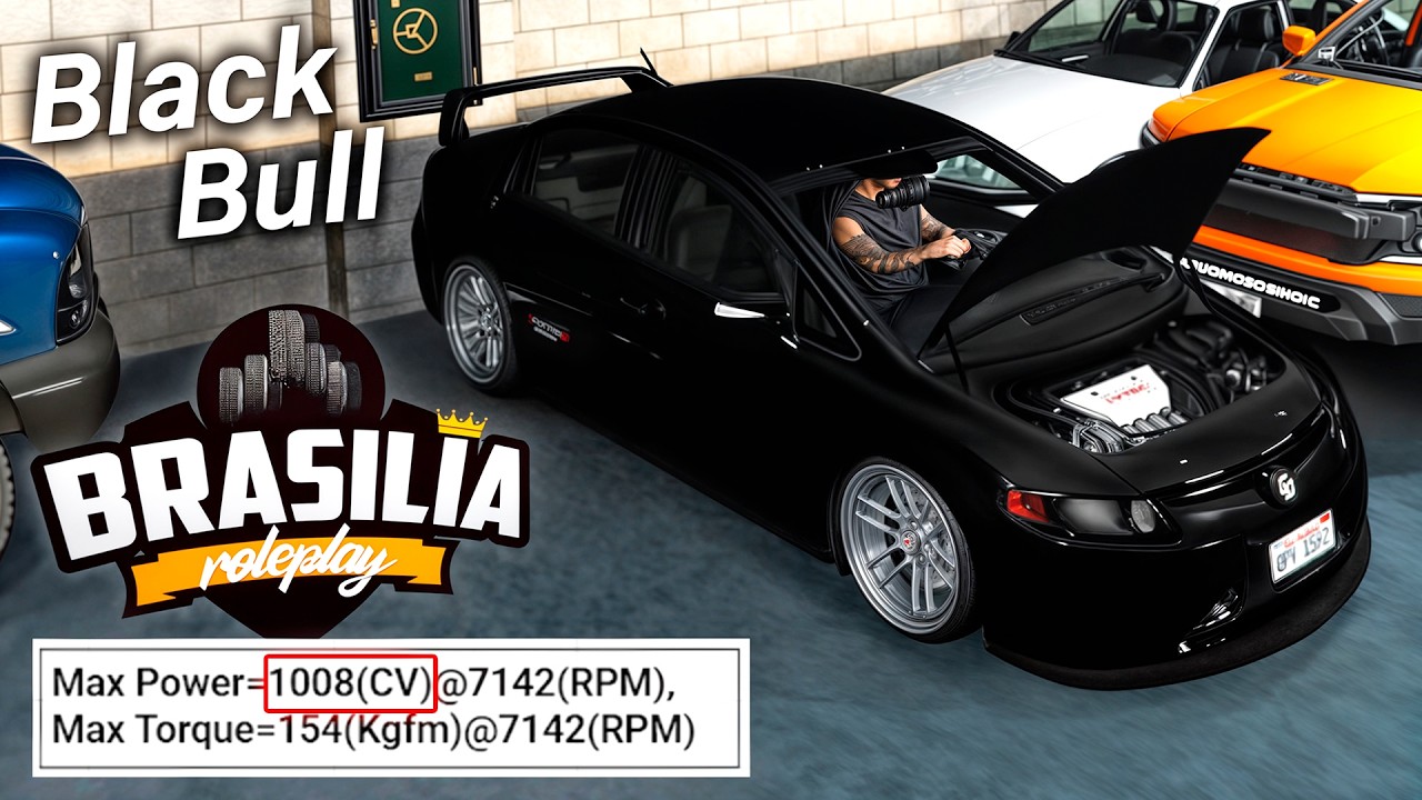 Deixei meu Civic SI Black Bull com 1000 cavalos! - Brasilia RP #18
