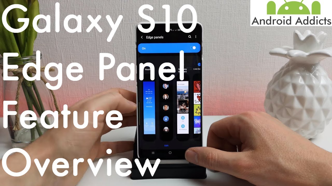 Samsung Galaxy S10 Plus Tips - Edge Panel Feature Review