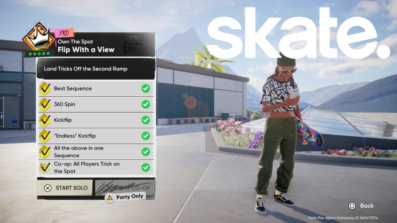 How to Complete 'Flip With a View' Own The Spot Challenge | Pro 5-Star Walkthrough | EA Skate (2025)