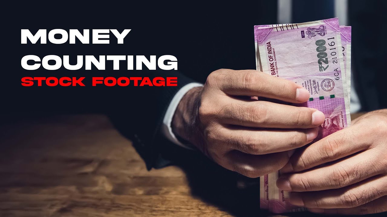 Hand Counting 2000 Rupee Indian Banknotes | 4K 50 FPS Video