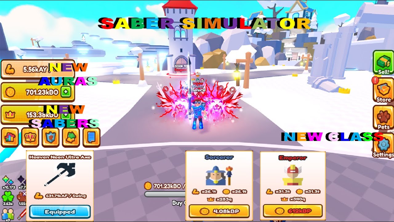 Saber Simulator Latest Update Fruit Egg & New Sabers