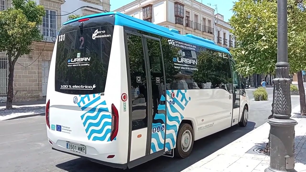 Estreno de nuevo microbus Zeroid e-Urban | L&iacute;neas 2 y 5 bus urbano de Jerez
