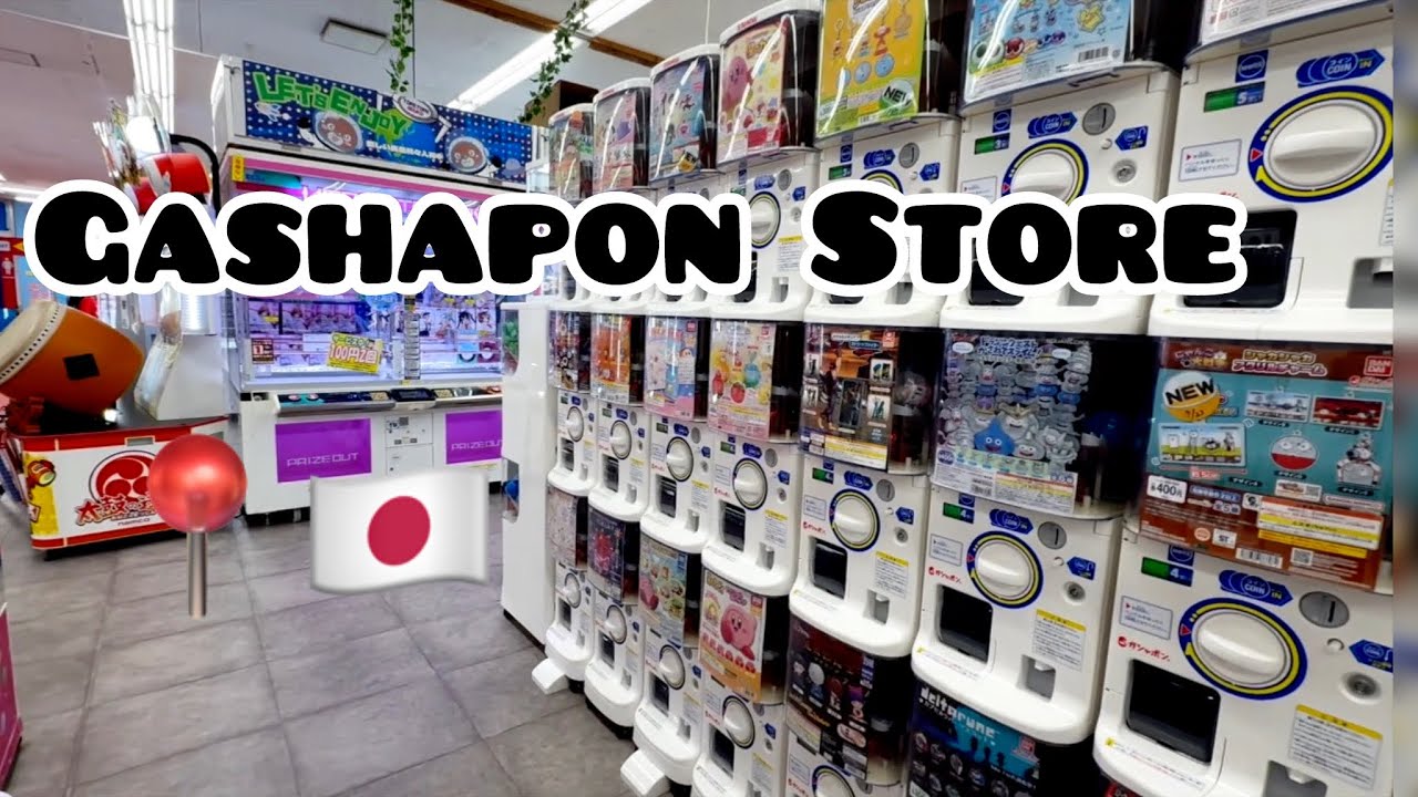 Japan Gashapon Store Walkthrough 🇯🇵 | No Talking / Capsule Toy Store 