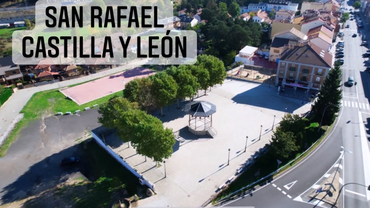 San Rafael Castilla y León Segóvia - Vísto desde el aire - DJI AIR 2S 4k