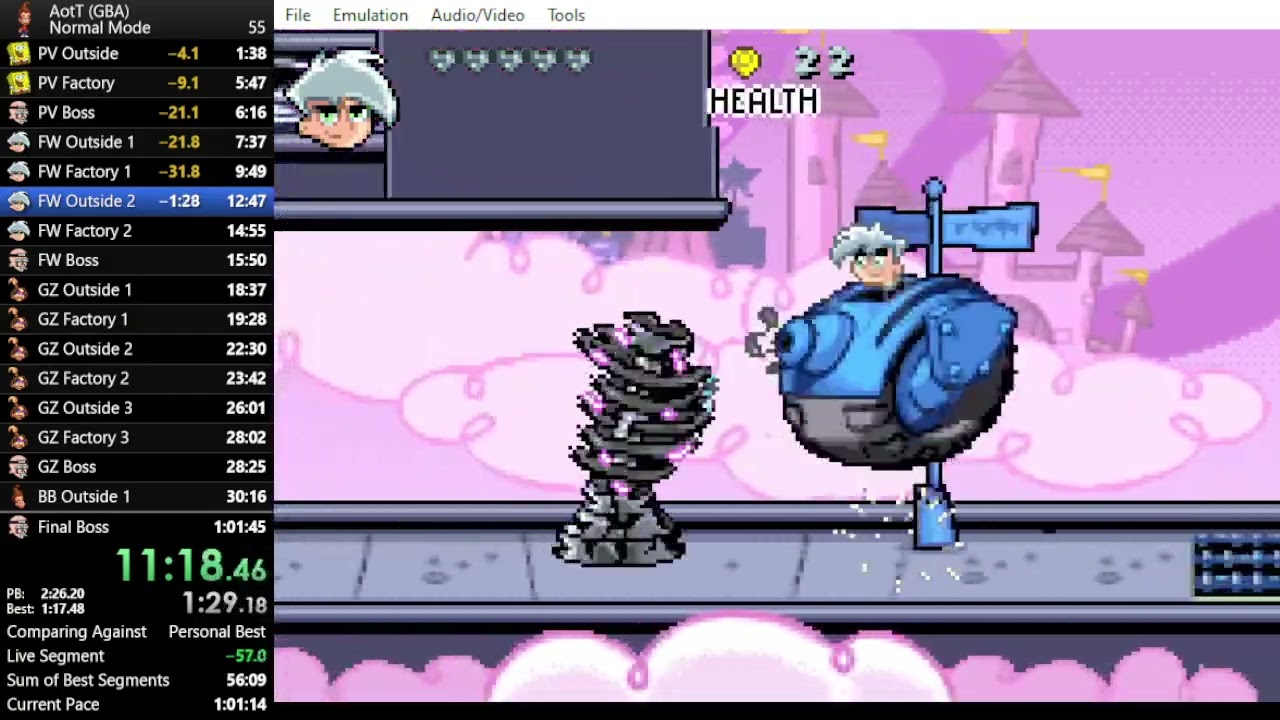 Nicktoons: Attack of the Toybots (GBA) - 1:00:33 Any% Speedrun