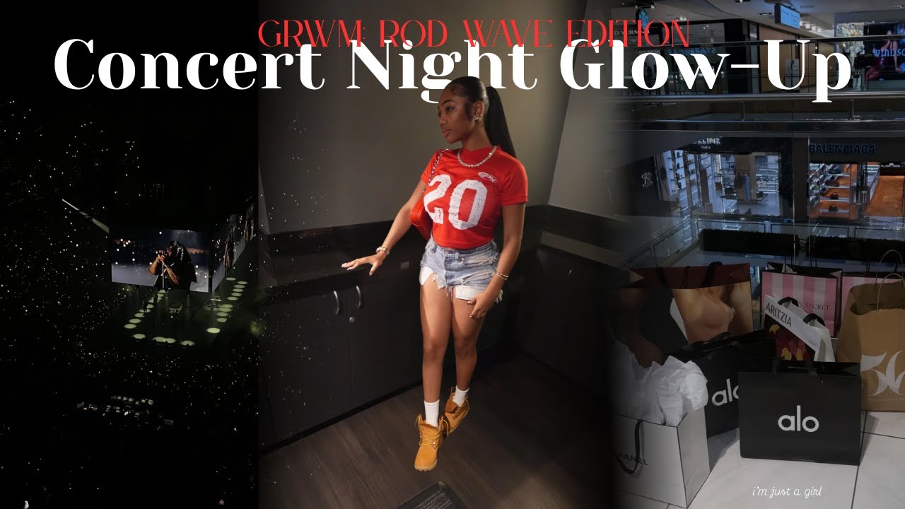 GRWM: Rod Wave Edition 🎤 From toes & hair ➝ shopping ➝ concert ready... Rod Wave, I’m coming