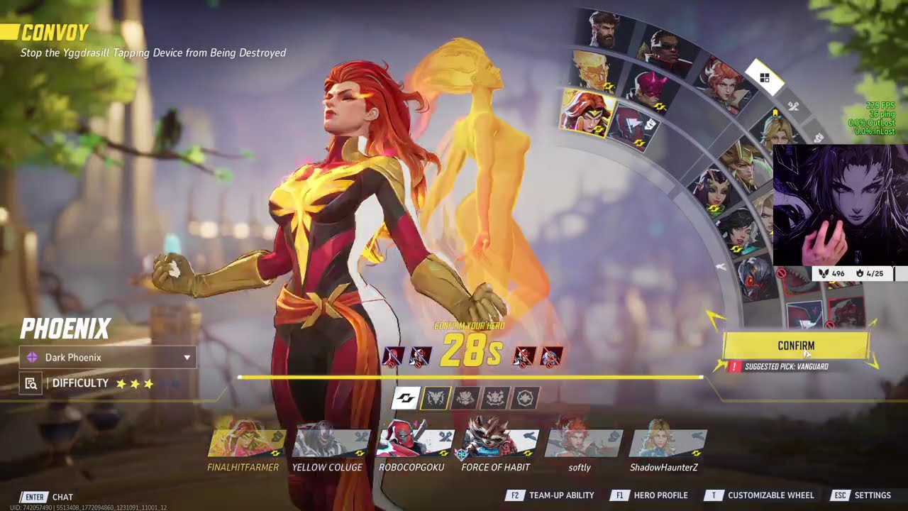RANK 1 HITSCAN! GALE PRO PHOENIX SEASON 6.5 GAMEPLAY - MARVEL RIVALS