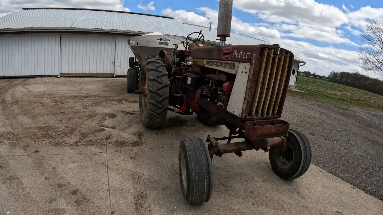 MATER the Farmall 806... Spring tillage has begun.