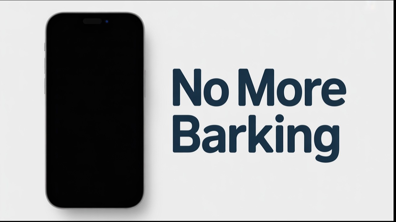 Block Out Barking Dogs (24 Hour Noise Blocker Black Screen)