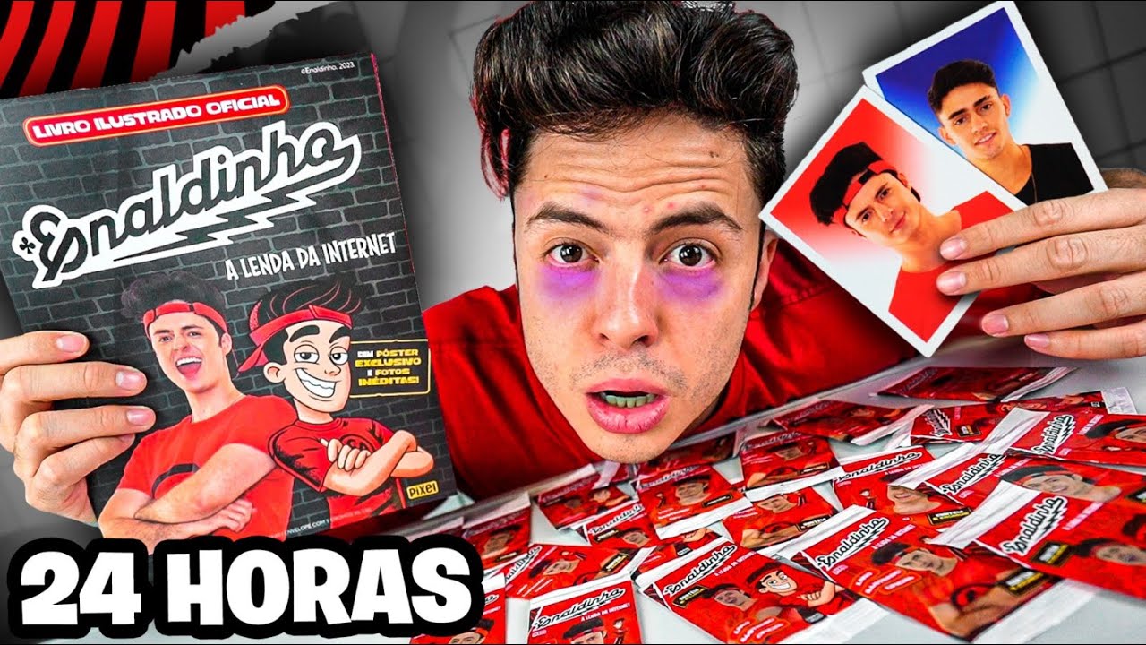 COMPLETEI O ÁLBUM DO ENALDINHO EM 24 HORAS! - Desafio ( O REI DO BAFO VOLTOU!)
