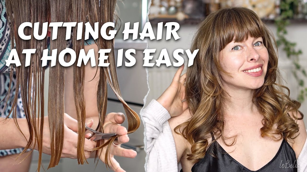 Fast & Easy DIY Haircut at Home ✂️Soft Layers Without Losing Length and Volume + Bungs!