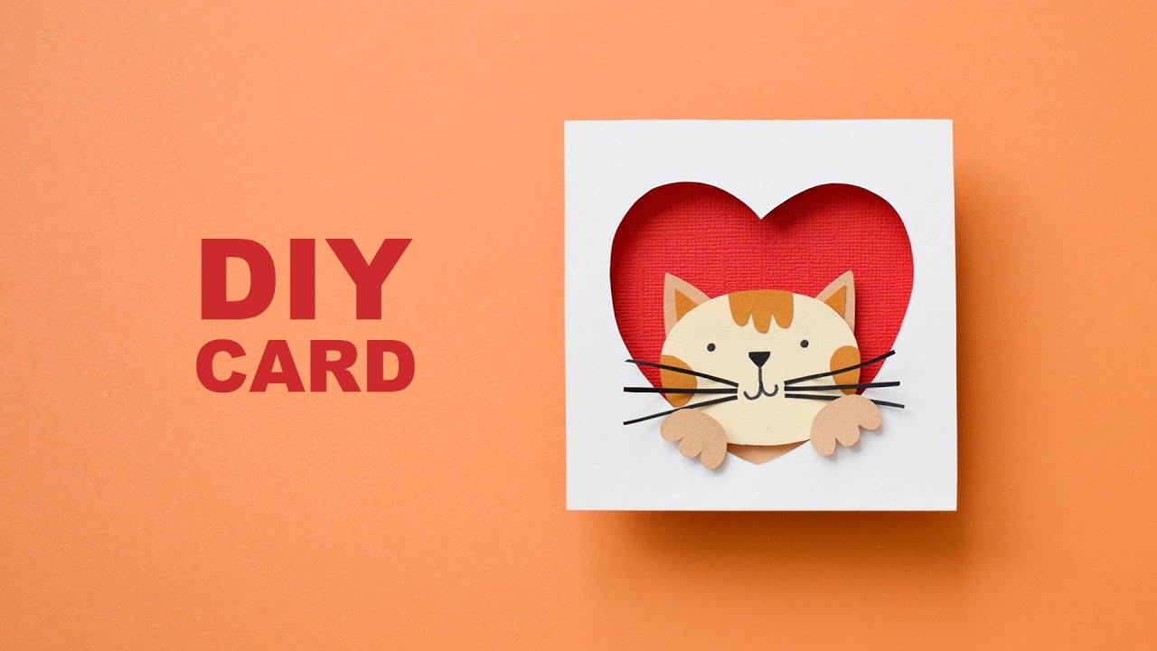 How to make VALENTINE'S DAY CARD | Easy DIY | Tutorial Heart Card