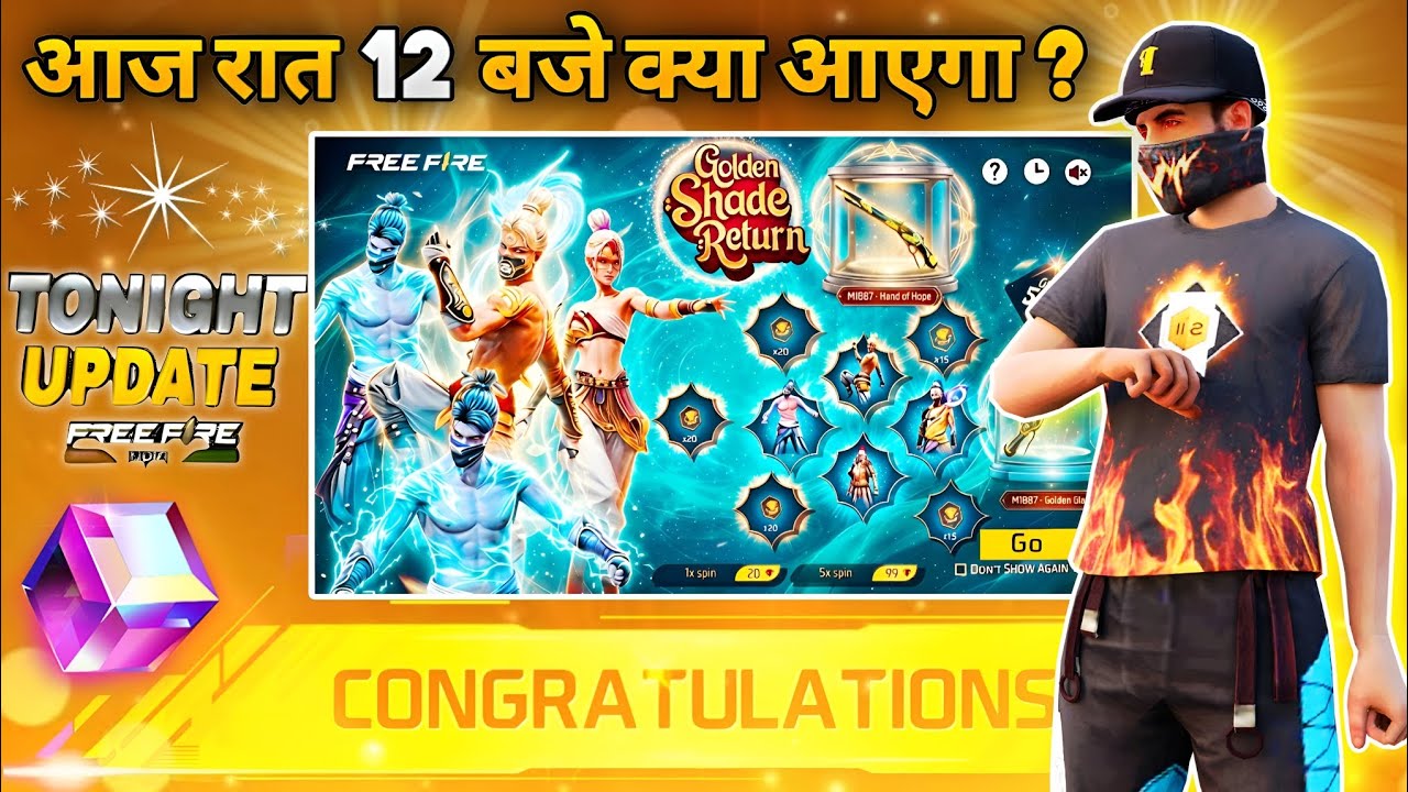 7 May 2026🔥 FREE FIRE NEW EVENT | UPCOMING UPDATE IN FREE FIRE | TONIGHT UPDATE OF FREE FIRE