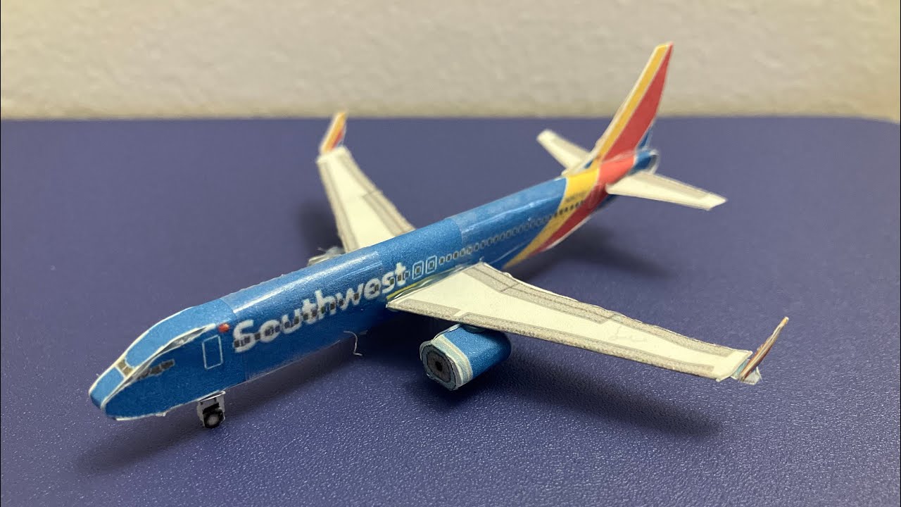 How to make an Airigami | Southwest 737-800
