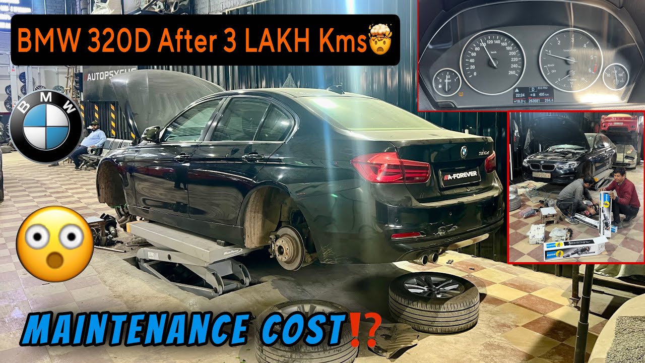 My BMW 320D Completed Almost 3 LAKH Kms in 6 Years🤯| Maintenance Cost⁉️🔥     #bmw #service #owners