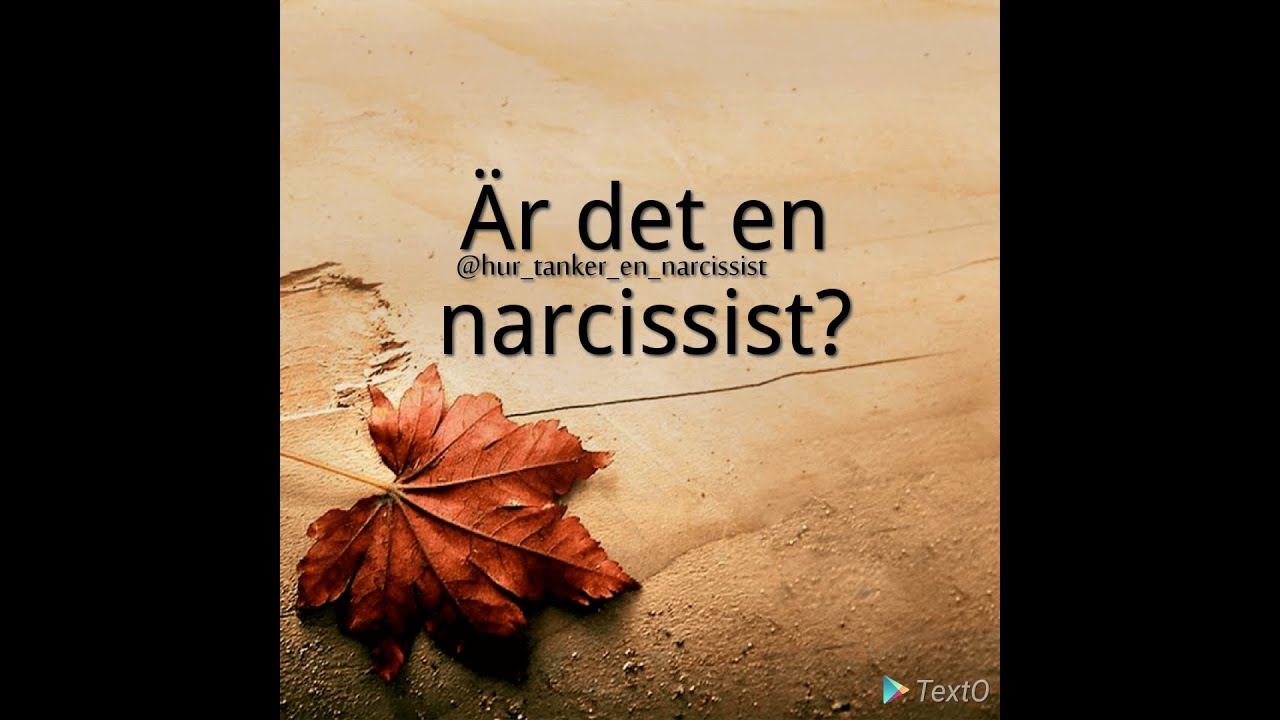 Är det en narcissist?
