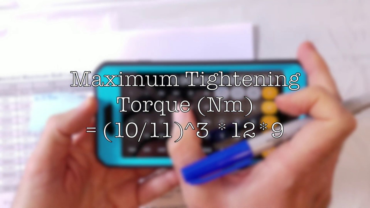 Screws!!!  Calculate Maximum Tightening Torque without a Table!!!  Enginerding to the Rescue!!!