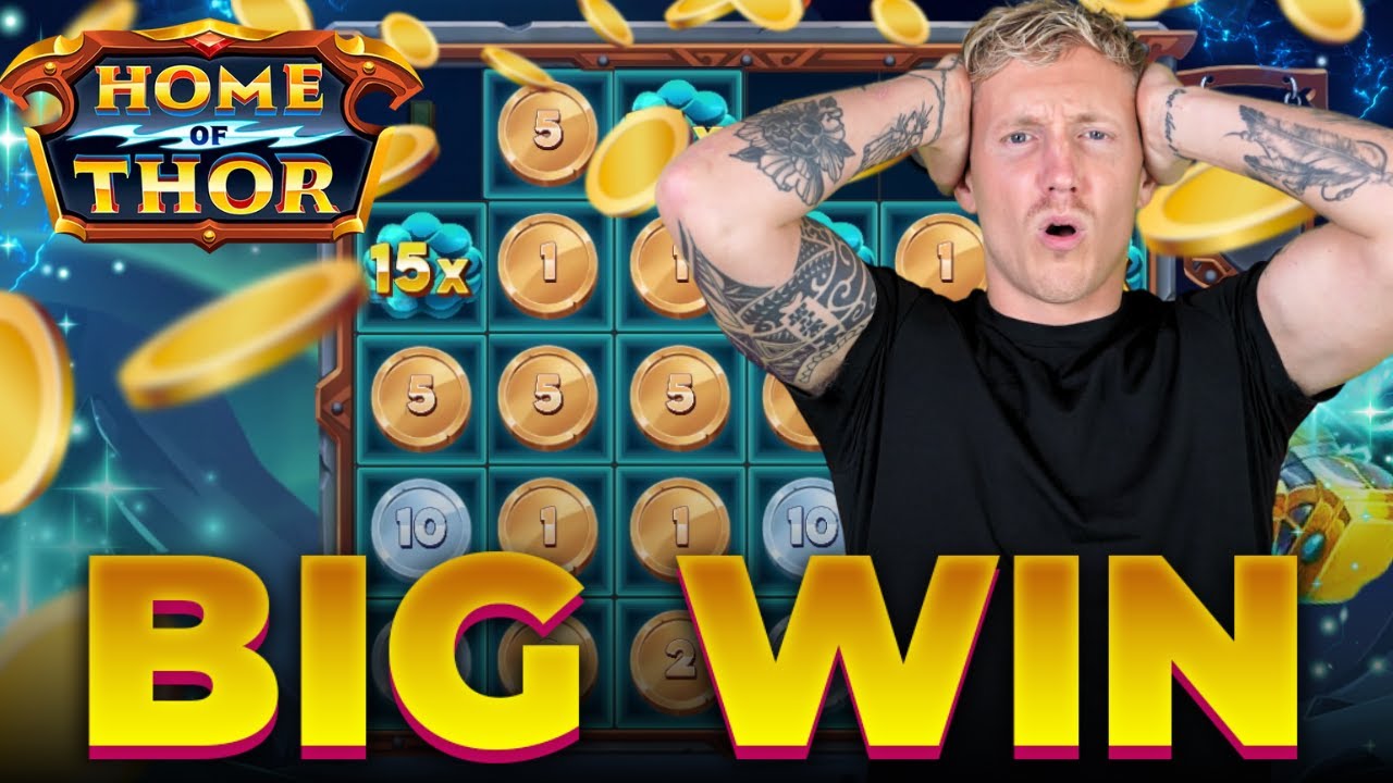 HUGE BIG WIN ON HOME OF THOR - WITH CASINODADDY 🔨🔥